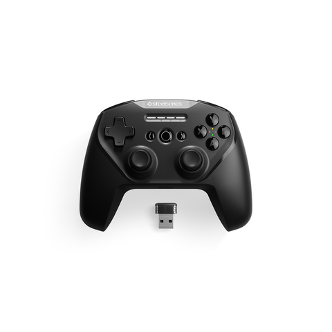 SteelSeries Tay cầm chơi game Phụ Kiện Stratus Dou màu đen, 3 chế độ kết nối, pin 20H, bảo hành 1 năm Bluetooth Chơi Điện Tử