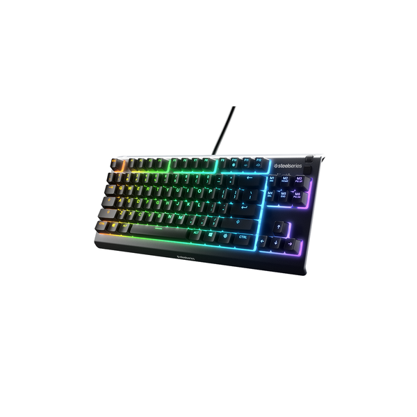 Bàn phím gaming có dây SteelSeries Apex 3 TKL led RGB, 20 triệu clicks, kháng nước, Whisper-Quiet switch, Bảo hành 1 năm