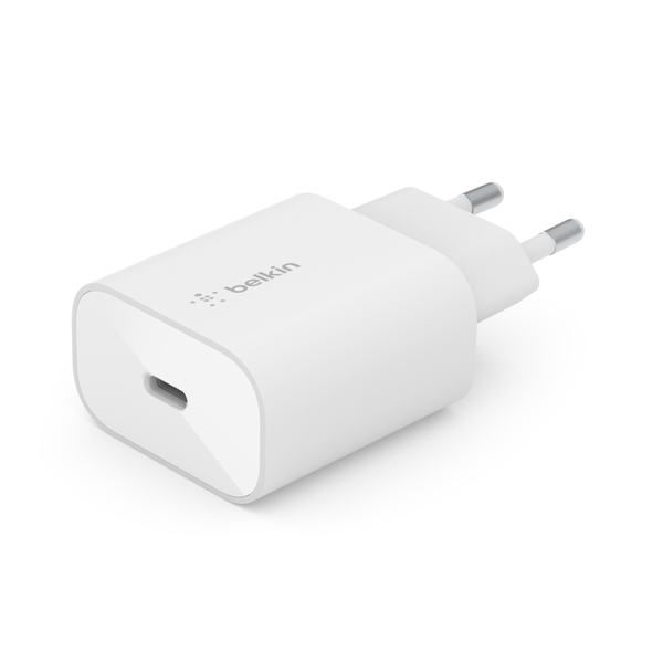 Adapter sạc nhanh Belkin BOOST↑CHARGE™ 25W USB-C PD PPS WCA004 (tương thích iPhone 15)