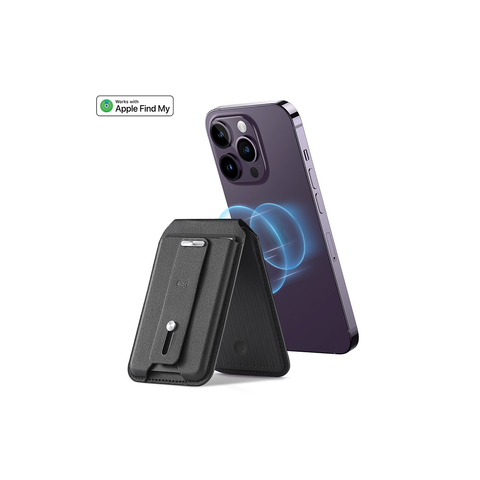 Ví da ESR Magnetic HaloLock GEO tích hợp FindMy kiêm giá đỡ tương thích iPhone 12 trở lên