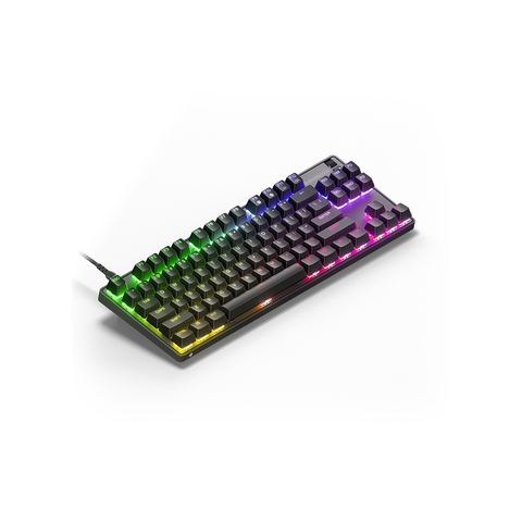 Bàn phím gaming có dây SteelSeries Apex 9 TKL màu đen, Led RGB, 100 triệu clicks, cáp tháo rời, Bảo hành 1 năm