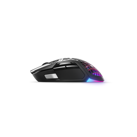 Chuột gaming không dây SteelSeries Aerox 5 Wireless màu đen 74g, led RGB, 2.4Ghz, Bluetooth 5.0, 18000 CPI, IPS 400
