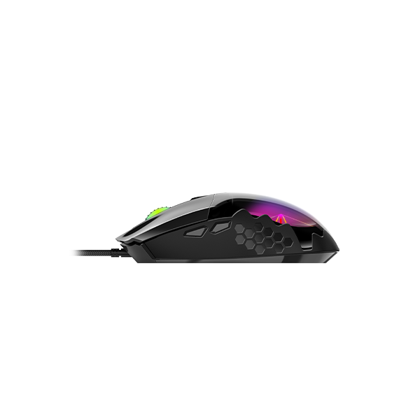 Chuột gaming có dây Genius Scorpion M715 màu đen - nhẹ, 6 nút lập trình, 7 màu LED, DPI 7200