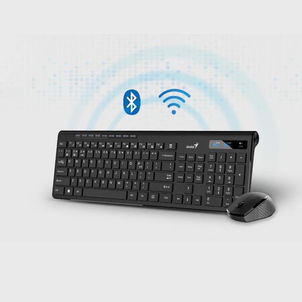 Combo bàn phím chuột không dây Genius Bluetooth SlimStar 8230 fullsize