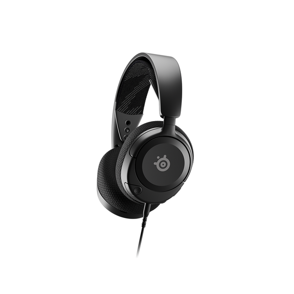 Tai nghe chụp tai gaming có dây SteelSeries Arctis Nova 1 màu đen/trắng, khử tiếng ồn, bảo hành chính hãng 1 năm