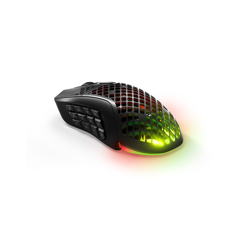 Chuột gaming không dây SteelSeries Aerox 9 Wireless màu đen, led RGB, 18000CPI, 400IPS, pin 400H, bảo hành 1 năm