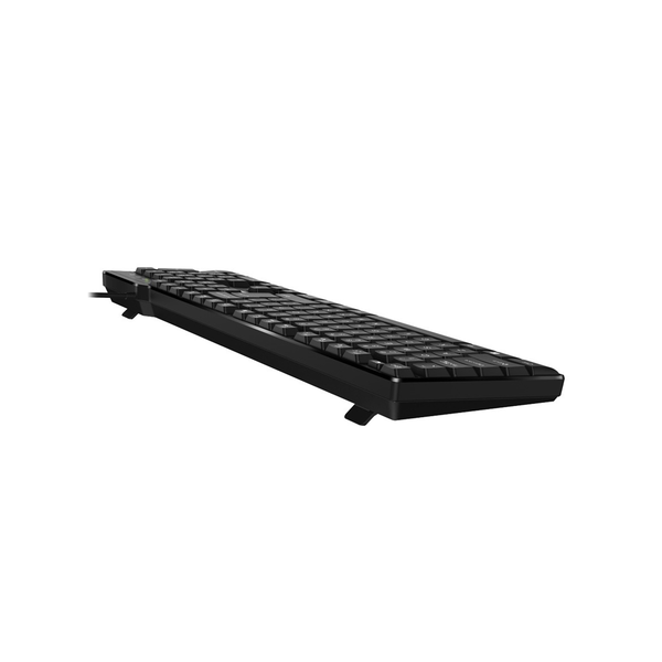 Bàn phím có dây Genius KB-100X màu đen fullsize kết nối USB, có phím số, 12 phím chức năng, Bảo hành 1 đổi 1 trong 1 năm