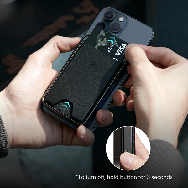 Ví da ESR Magnetic HaloLock GEO tích hợp FindMy kiêm giá đỡ tương thích iPhone 12 trở lên