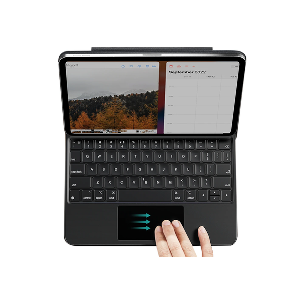 Bao da kèm bàn phím ESR Magnetic Rebound cho iPad màu đen