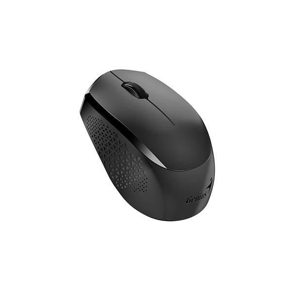 Chuột không dây Genius NX-8000S Silent - giảm ồn, USB 2.4GHz, thuận 2 tay, trượt đa bề mặt, phù hợp PC/Laptop