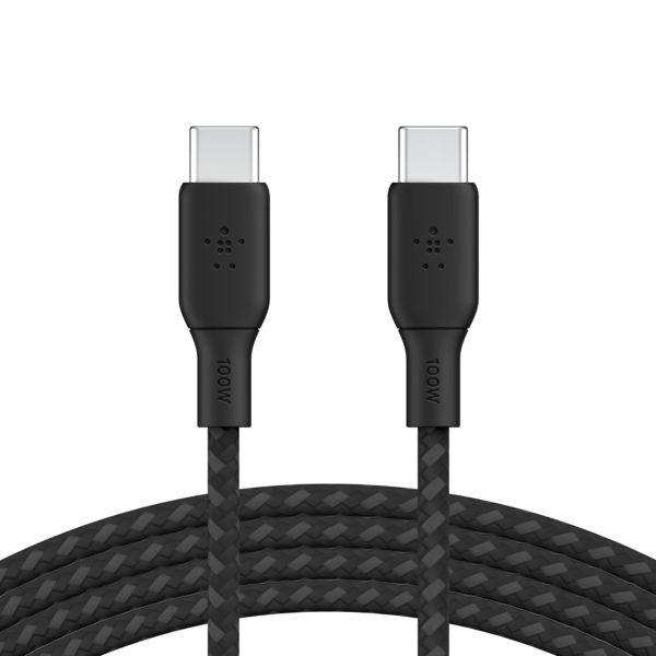 Cáp sạc nhanh USB Type C - C BOOST↑CHARGE™ Belkin 100W vỏ dù, 2M