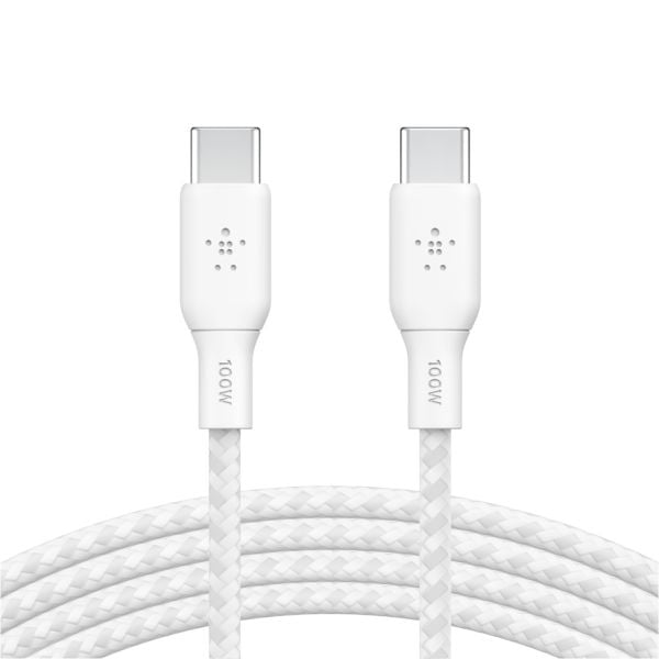 Cáp sạc nhanh USB Type C - C BOOST↑CHARGE™ Belkin 100W vỏ dù, 2M