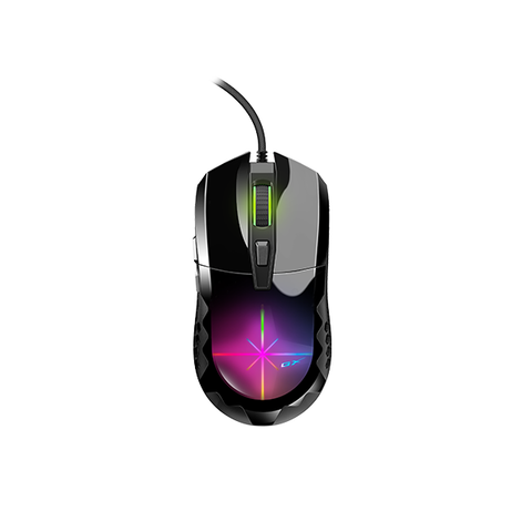 Chuột gaming có dây Genius Scorpion M715 màu đen - nhẹ, 6 nút lập trình, 7 màu LED, DPI 7200