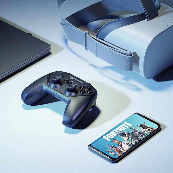 SteelSeries Tay cầm chơi game Phụ Kiện Stratus Dou màu đen, 3 chế độ kết nối, pin 20H, bảo hành 1 năm Bluetooth Chơi Điện Tử