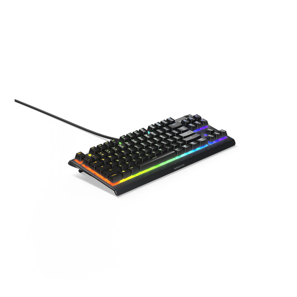 Bàn phím gaming có dây SteelSeries Apex 3 TKL led RGB, 20 triệu clicks, kháng nước, Whisper-Quiet switch, Bảo hành 1 năm