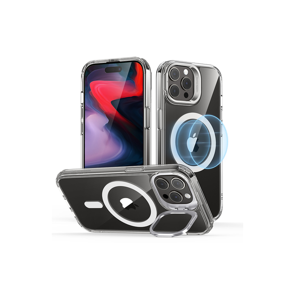 Ốp lưng ESR Magnetic Classic Hybrid chân đế camera màu trong dành cho iP 15 Promax