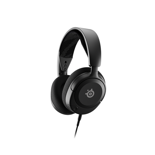 Tai nghe chụp tai gaming có dây SteelSeries Arctis Nova 1 màu đen/trắng, khử tiếng ồn, bảo hành chính hãng 1 năm