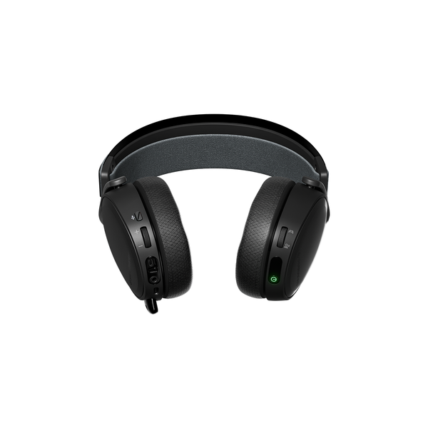 Tai nghe chụp tai gaming không dây SteelSeries Arctis 7+ Wireless màu đen/trắng, thời gian nghe 30H, bảo hành 1 năm