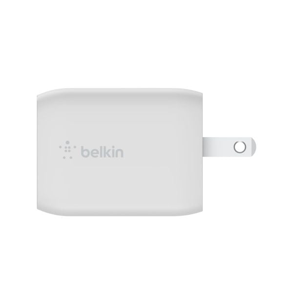Sạc nhanh BOOST↑CHARGE PRO GaN Belkin 65W - 2 cổng USB-C PD 3.0 PPS (tương thích iPhone 15)
