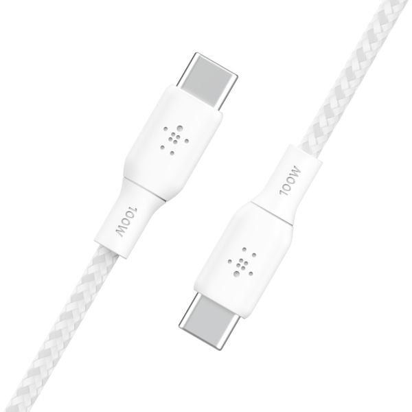 Cáp sạc nhanh USB Type C - C BOOST↑CHARGE™ Belkin 100W vỏ dù, 2M