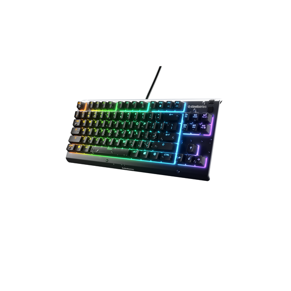 Bàn phím gaming có dây SteelSeries Apex 3 TKL led RGB, 20 triệu clicks, kháng nước, Whisper-Quiet switch, Bảo hành 1 năm