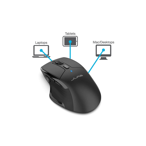 Chuột JLab không dây Bluetooth pin sạc JBuds màu đen - Hàng chính hãng - Bảo hành 2 năm