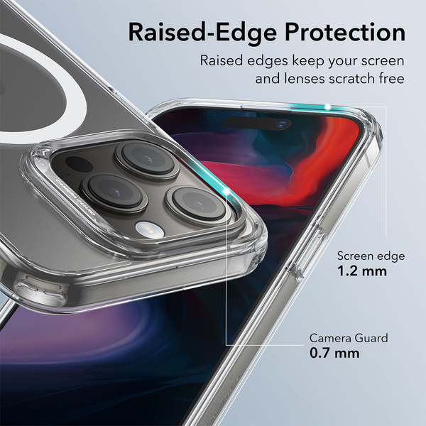 Ốp lưng ESR Magnetic Classic Hybrid màu trong dành cho iPhone 15 Pro Max