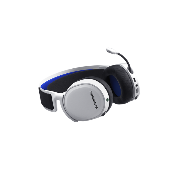Tai nghe chụp tai gaming không dây SteelSeries Arctis 7+ Wireless màu đen/trắng, thời gian nghe 30H, bảo hành 1 năm