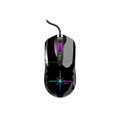 Chuột gaming có dây Genius Scorpion M715 màu đen - nhẹ, 6 nút lập trình, 7 màu LED, DPI 7200