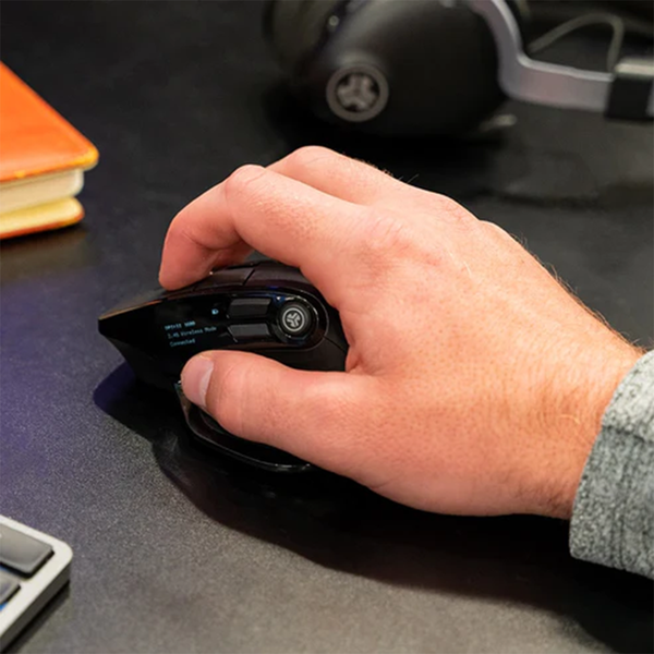 Chuột JLab không dây Bluetooth pin sạc Epic màu đen - Hàng chính hãng - Bảo hành 2 năm