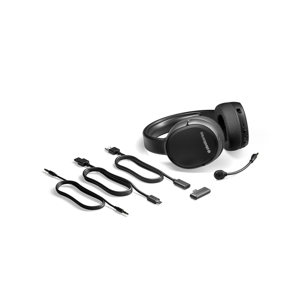 Tai nghe chụp tai gaming không dây SteelSeries Arctis 1 Wireless màu đen, thời gian nghe 20H, bảo hành chính hãng 1 năm