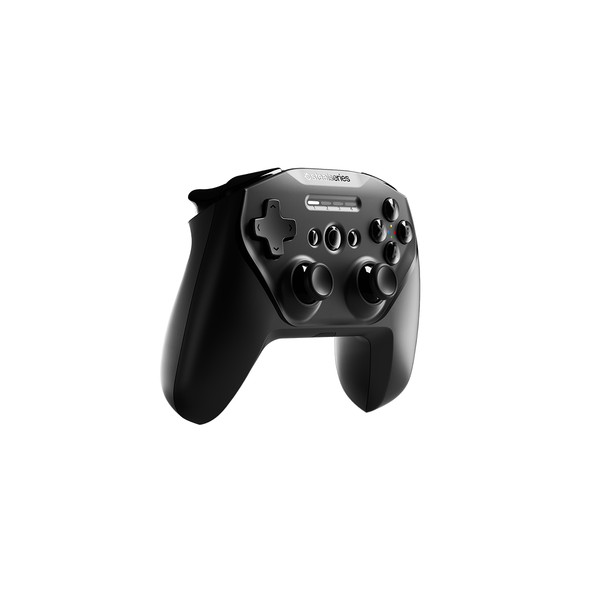Tay cầm chơi game SteelSeries Stratus+ màu đen tương thích Android/Chromebook, pin 90H, bảo hành 1 năm