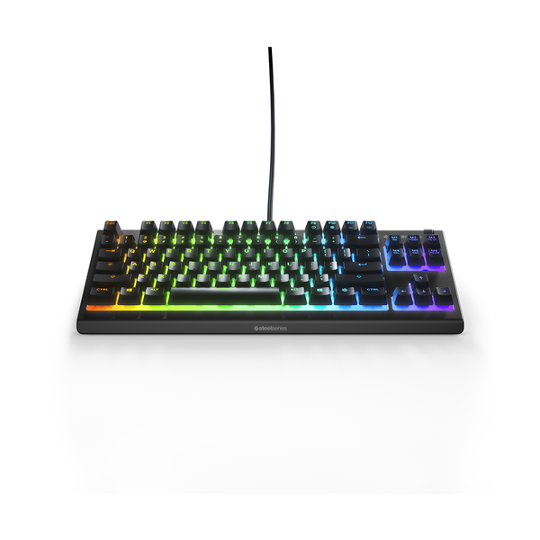 Bàn phím gaming có dây SteelSeries Apex 3 TKL led RGB, 20 triệu clicks, kháng nước, Whisper-Quiet switch, Bảo hành 1 năm