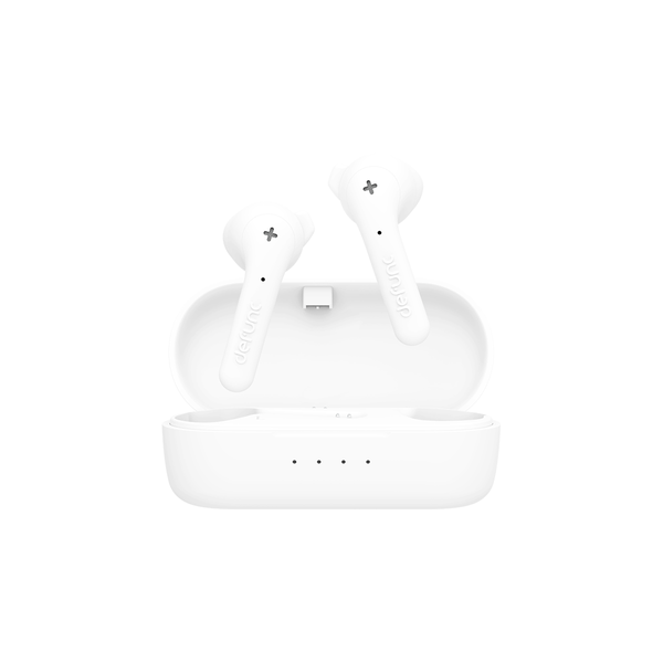 Tai nghe True Wireless Bluetooth Defunc True Music, thời gian nghe 22h (cả hộp sạc), chống ồn môi trường, sạc nhanh 1.5h