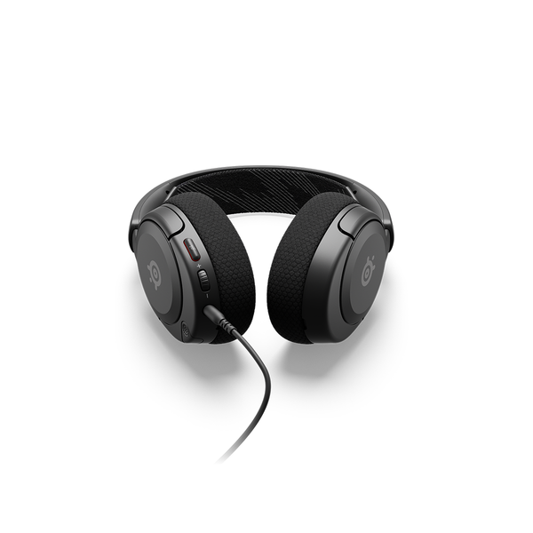 Tai nghe chụp tai gaming có dây SteelSeries Arctis Nova 1 màu đen/trắng, khử tiếng ồn, bảo hành chính hãng 1 năm