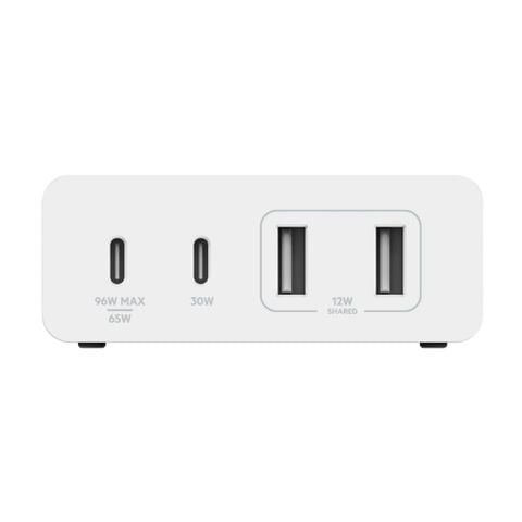 Sạc nhanh BOOST↑CHARGE™ PRO Belkin 108W (4 cổng) GaN - 2 USB C và 2 USB A (tương thích iPhone 15)