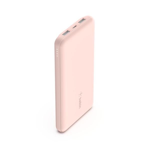 Pin sạc dự phòng Belkin Polymer Pocket Power 10,000 mAh, USB-C 15W , cáp đi kèm A-C Belkin (tương thích iPhone 15)