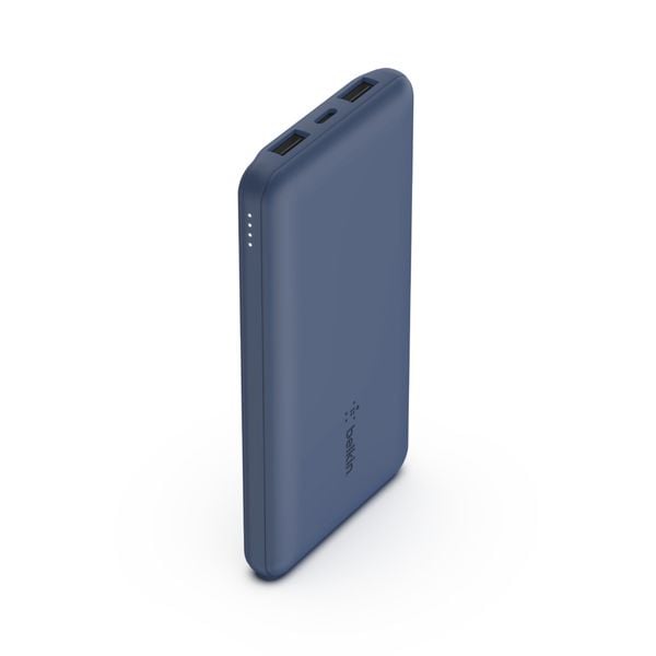 Pin sạc dự phòng Belkin Polymer Pocket Power 10,000 mAh, USB-C 15W , cáp đi kèm A-C Belkin (tương thích iPhone 15)