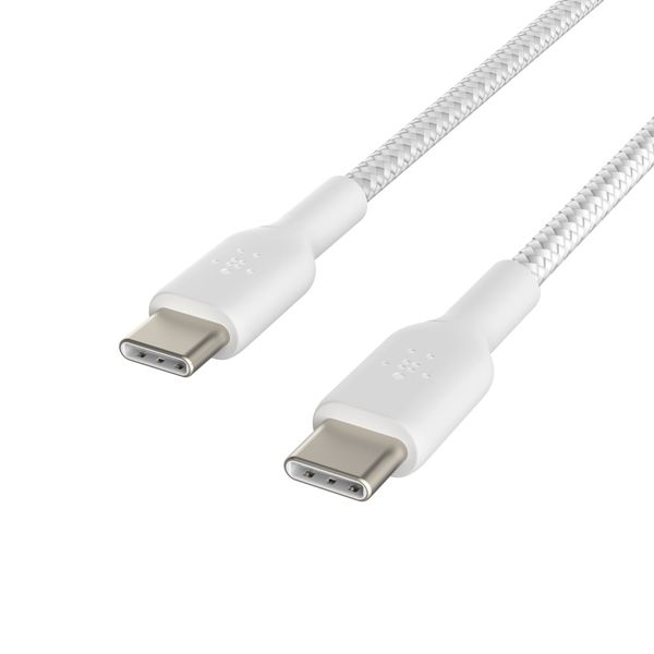 Cáp sạc nhanh USB Type C to C BOOST↑CHARGE™ Belkin vỏ dù, 1 mét, 60W (tương thích iPhone 15)