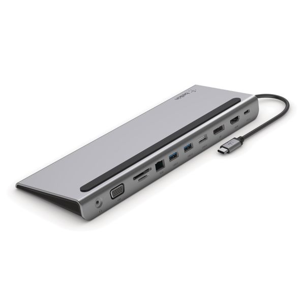 Bộ chuyển đổi Belkin USB type C 11-in-1 Multiport - HDMI 1.4 (4K 30Hz), Display Port 1.2 (4k 30Hz),VGA (1080 60Hz)