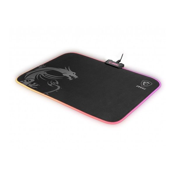 Miếng lót chuột MSI Agility GD60 Bề mặt dệt vi kết cấu, đế cao su tự nhiên - 386mm(L) x 290mm(W) x 10,2mm(H) - Cáp 1,8m - Hàng chính hãng