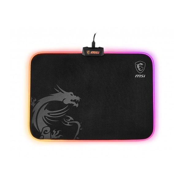 Miếng lót chuột MSI Agility GD60 Bề mặt dệt vi kết cấu, đế cao su tự nhiên - 386mm(L) x 290mm(W) x 10,2mm(H) - Cáp 1,8m - Hàng chính hãng