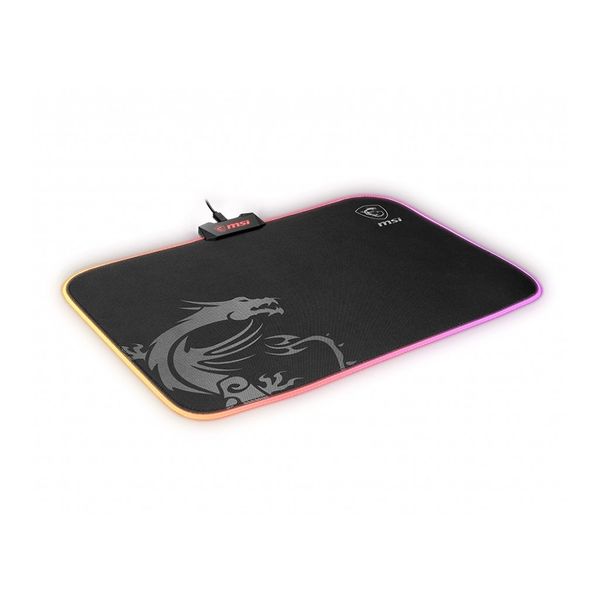 Miếng lót chuột MSI Agility GD60 Bề mặt dệt vi kết cấu, đế cao su tự nhiên - 386mm(L) x 290mm(W) x 10,2mm(H) - Cáp 1,8m - Hàng chính hãng