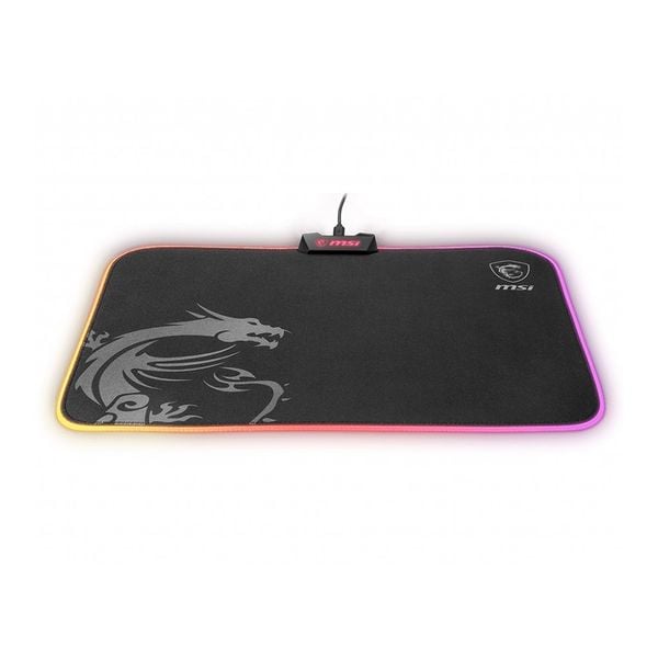 Miếng lót chuột MSI Agility GD60 Bề mặt dệt vi kết cấu, đế cao su tự nhiên - 386mm(L) x 290mm(W) x 10,2mm(H) - Cáp 1,8m - Hàng chính hãng