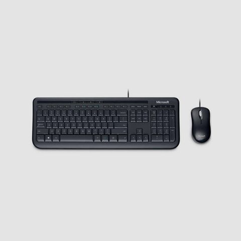 Bộ bàn phím chuột máy tính có dây Microsoft Wired Desktop 600 APB