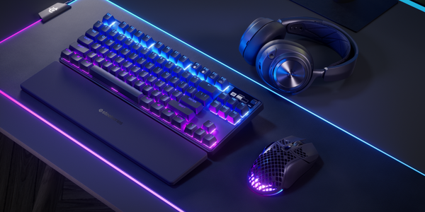 Bàn phím gaming không dây SteelSeries Apex Pro TKL kèm kê tay