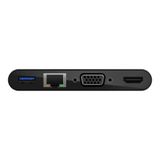  Cáp chuyển đổi USB-C Multimedia, 4 trong 1, màu đen Belkin 