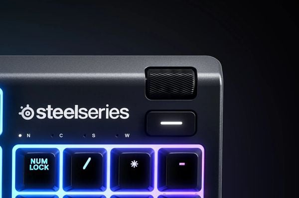 Bàn phím gaming có dây SteelSeries Apex 3, led RGB, switch yên tĩnh, 20 triệu clicks, chống tràn, bảo hành 1 năm