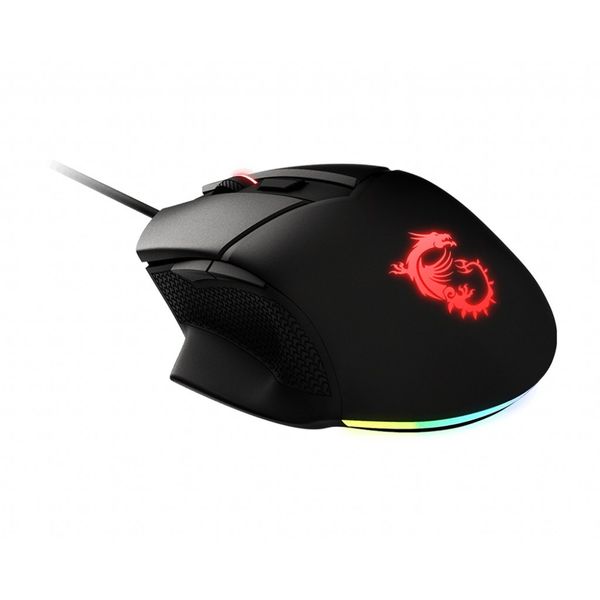 Chuột gaming có dây MSI Clutch GM20 Elite - Phím OMRON 20 triệu lần nhấp - DPI 6400 -  Kết nối USB - RGB Mystic Light