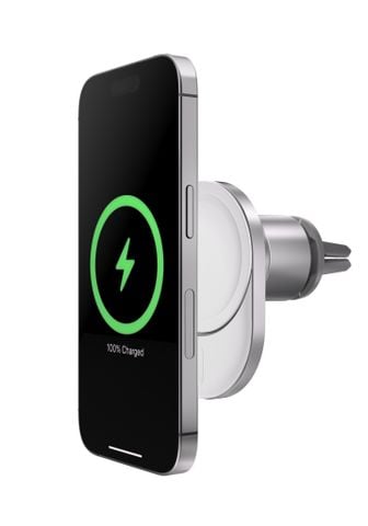 Giá đỡ iPhone BOOSTCHARGE PRO Belkin cho xe hơi, có sạc không dây Mag_safe 15W WIC008